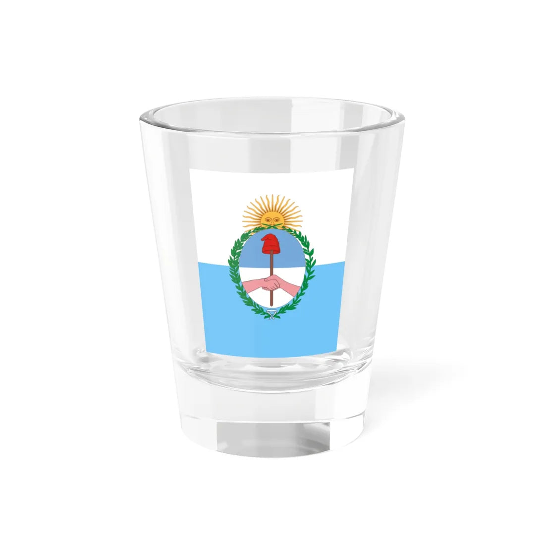 Flag of Mendoza Province Provinces of Argentina (Argentina) Shot Glass 1.5oz 1.5oz - Go Mug Yourself