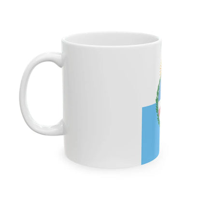 Flag of Mendoza Province Provinces of Argentina (Argentina) White Coffee Mug - Go Mug Yourself