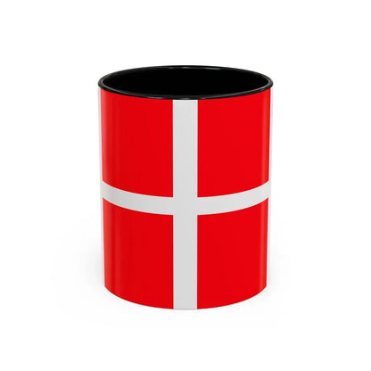 Flag of Mendrisio Switzerland - Accent Coffee Mug 11oz Black - Go Mug Yourself
