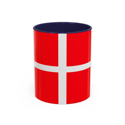 Flag of Mendrisio Switzerland - Accent Coffee Mug 11oz Navy - Go Mug Yourself