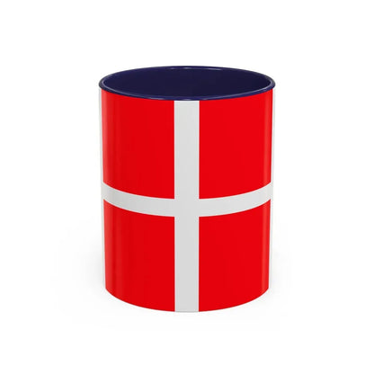 Flag of Mendrisio Switzerland - Accent Coffee Mug 11oz Navy - Go Mug Yourself