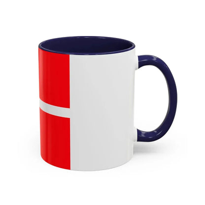Flag of Mendrisio Switzerland - Accent Coffee Mug - Go Mug Yourself