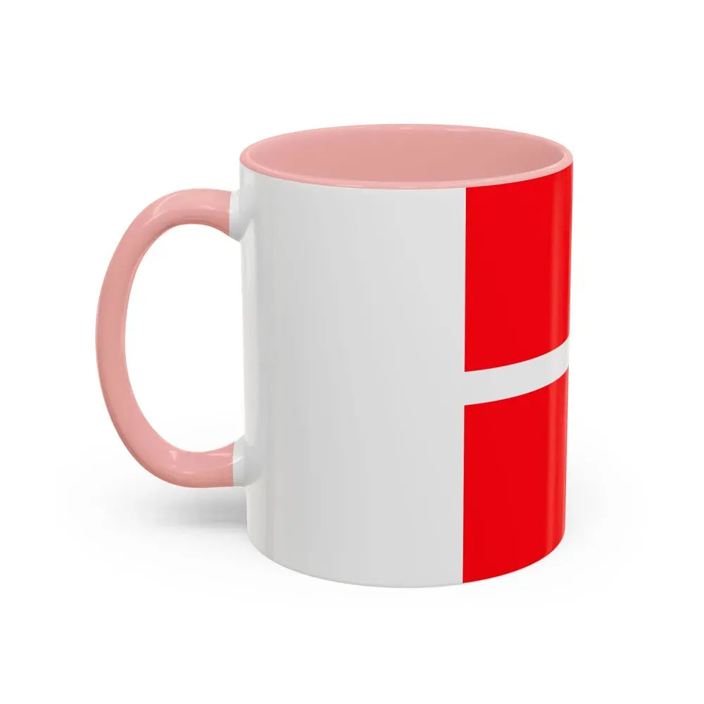 Flag of Mendrisio Switzerland - Accent Coffee Mug - Go Mug Yourself