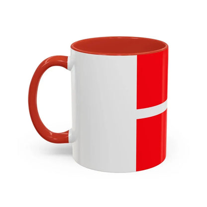 Flag of Mendrisio Switzerland - Accent Coffee Mug - Go Mug Yourself