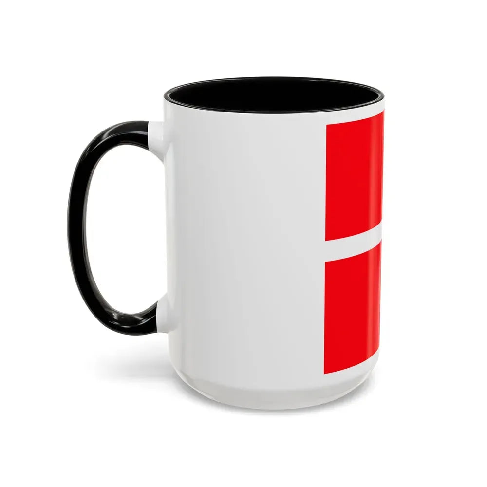 Flag of Mendrisio Switzerland - Accent Coffee Mug - Go Mug Yourself