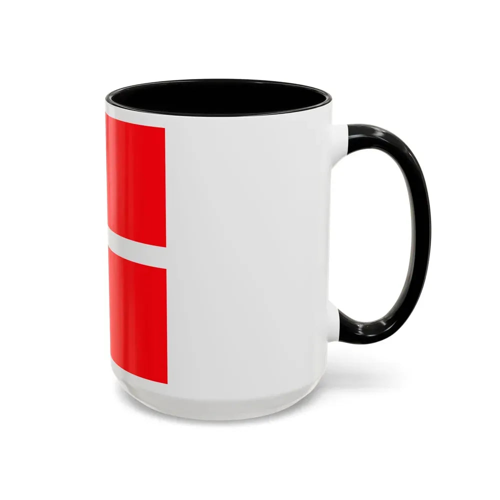Flag of Mendrisio Switzerland - Accent Coffee Mug - Go Mug Yourself