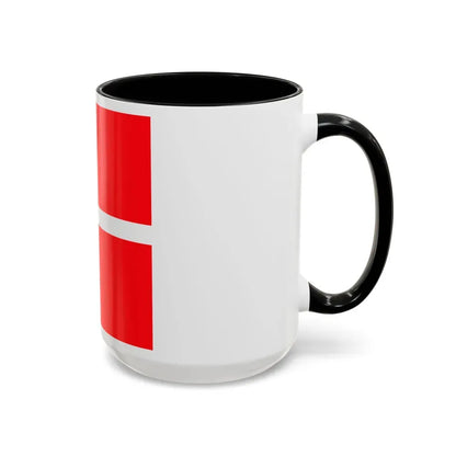 Flag of Mendrisio Switzerland - Accent Coffee Mug - Go Mug Yourself