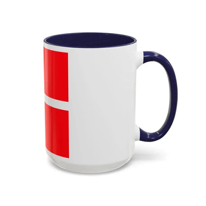 Flag of Mendrisio Switzerland - Accent Coffee Mug - Go Mug Yourself