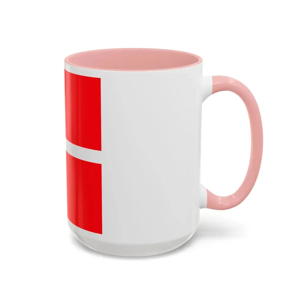 Flag of Mendrisio Switzerland - Accent Coffee Mug - Go Mug Yourself