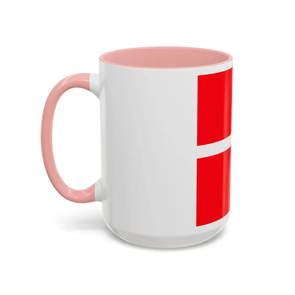 Flag of Mendrisio Switzerland - Accent Coffee Mug - Go Mug Yourself