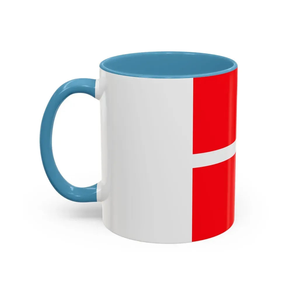 Flag of Mendrisio Switzerland - Accent Coffee Mug - Go Mug Yourself