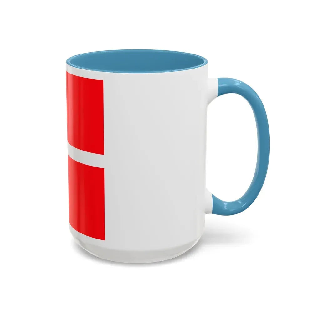 Flag of Mendrisio Switzerland - Accent Coffee Mug - Go Mug Yourself