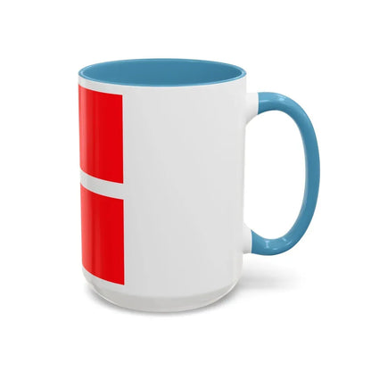 Flag of Mendrisio Switzerland - Accent Coffee Mug - Go Mug Yourself