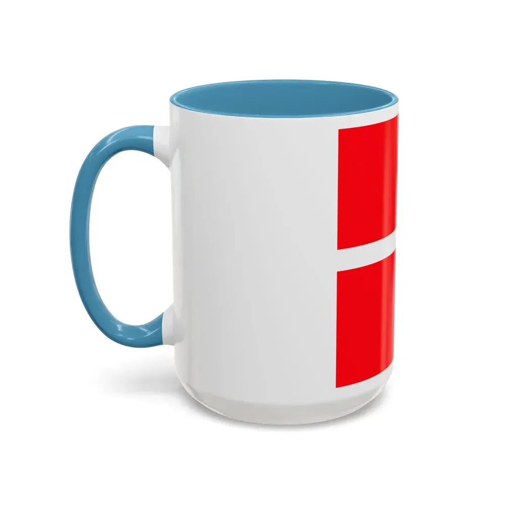 Flag of Mendrisio Switzerland - Accent Coffee Mug - Go Mug Yourself