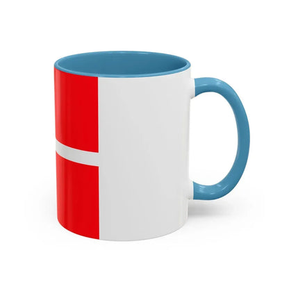 Flag of Mendrisio Switzerland - Accent Coffee Mug - Go Mug Yourself