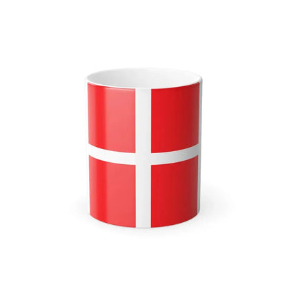 Flag of Mendrisio Switzerland - Color Changing Coffee Mug 11oz - Go Mug Yourself