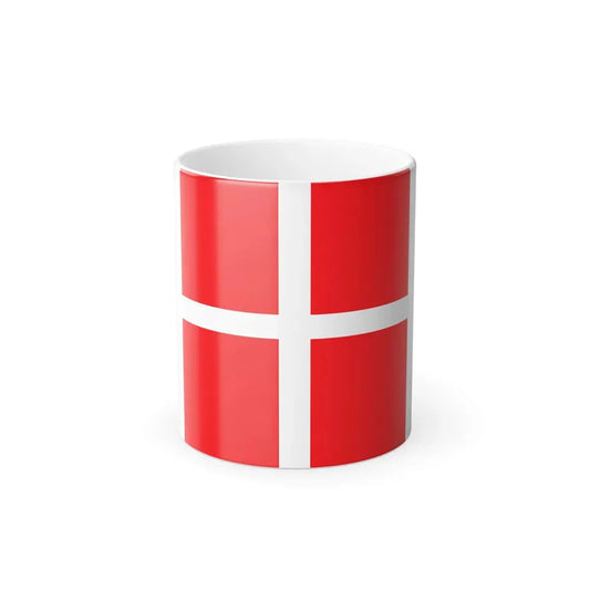 Flag of Mendrisio Switzerland - Color Changing Coffee Mug 11oz - Go Mug Yourself