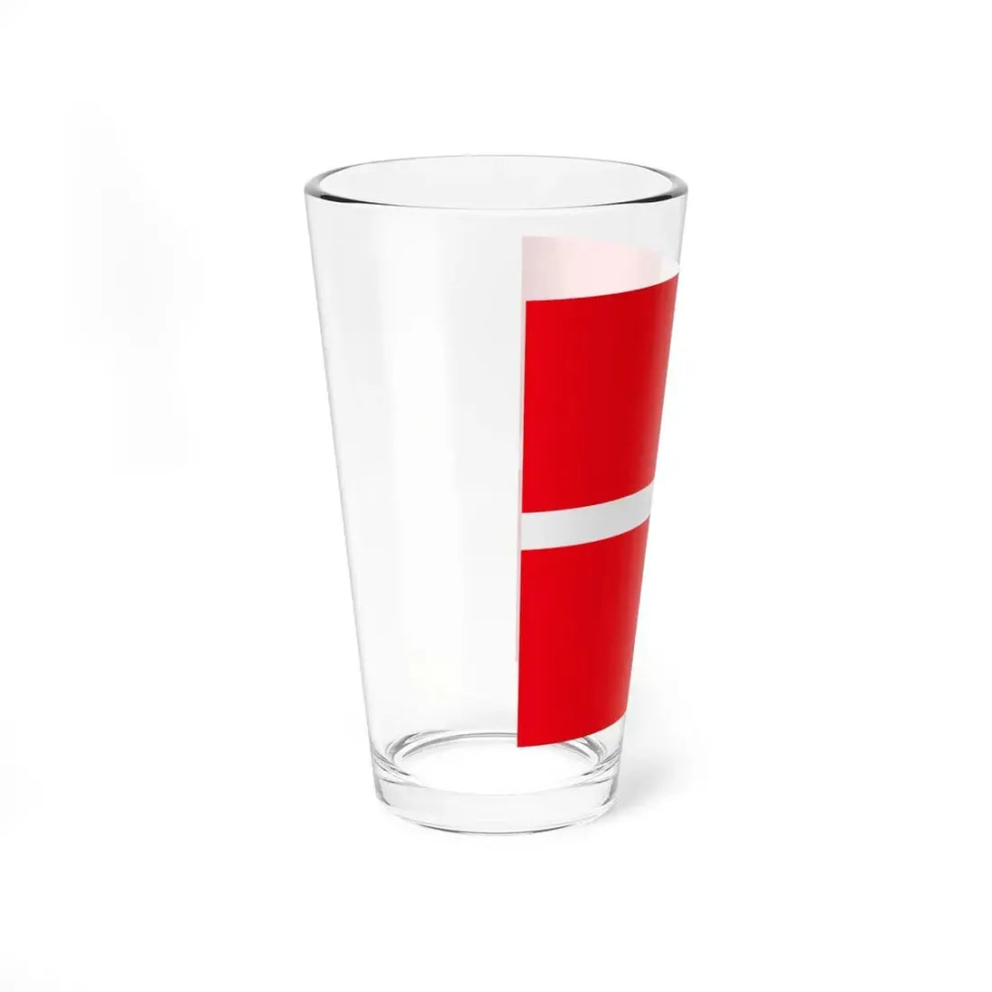 Flag of Mendrisio Switzerland - Pint Glass 16oz - Go Mug Yourself