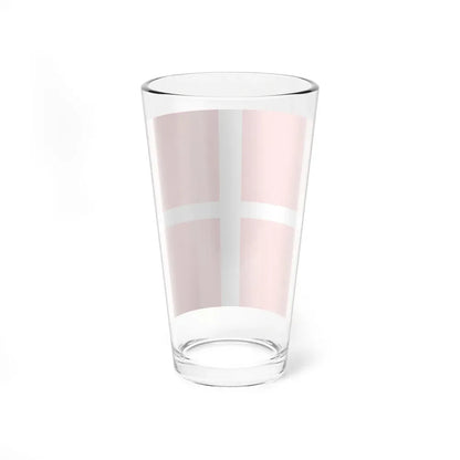Flag of Mendrisio Switzerland - Pint Glass 16oz - Go Mug Yourself