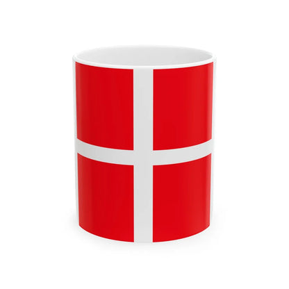 Flag of Mendrisio Switzerland - White Coffee Mug-11oz-Go Mug Yourself