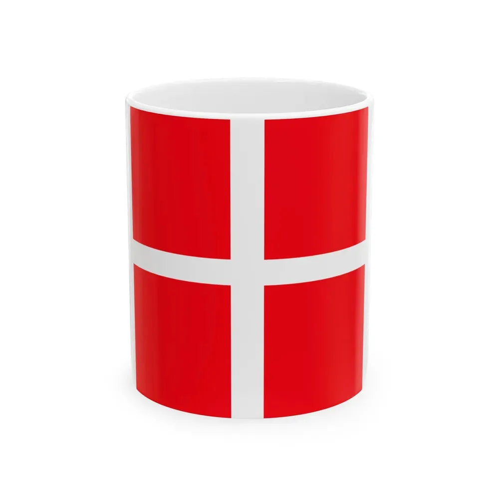 Flag of Mendrisio Switzerland - White Coffee Mug 11oz - Go Mug Yourself