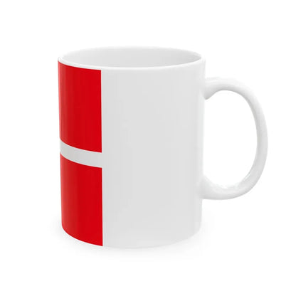 Flag of Mendrisio Switzerland - White Coffee Mug - Go Mug Yourself
