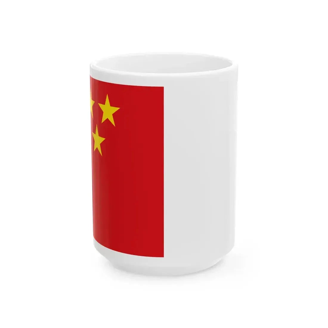Flag of Menen (Belgium) White Coffee Mug 15oz - Go Mug Yourself