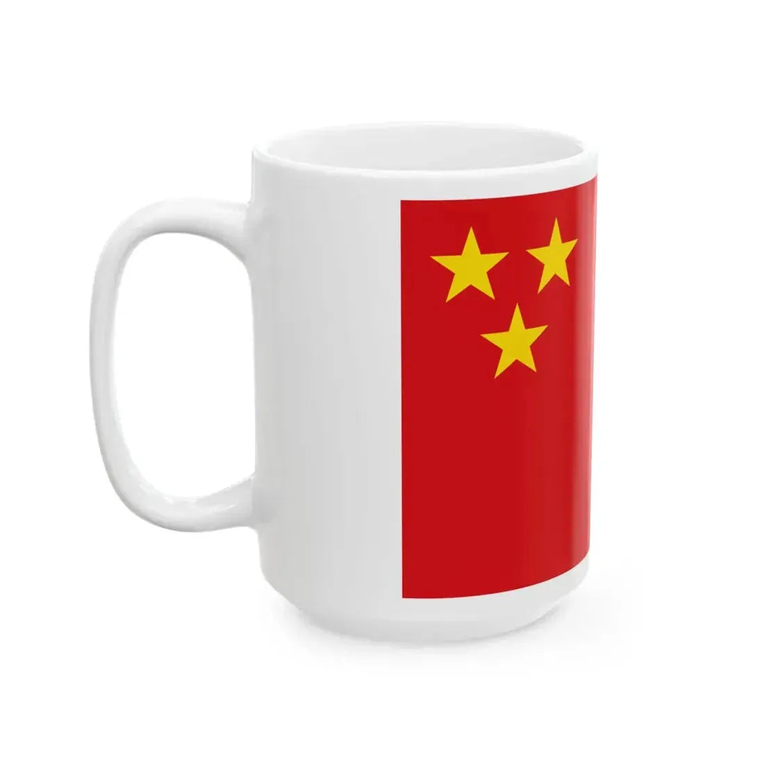 Flag of Menen (Belgium) White Coffee Mug - Go Mug Yourself