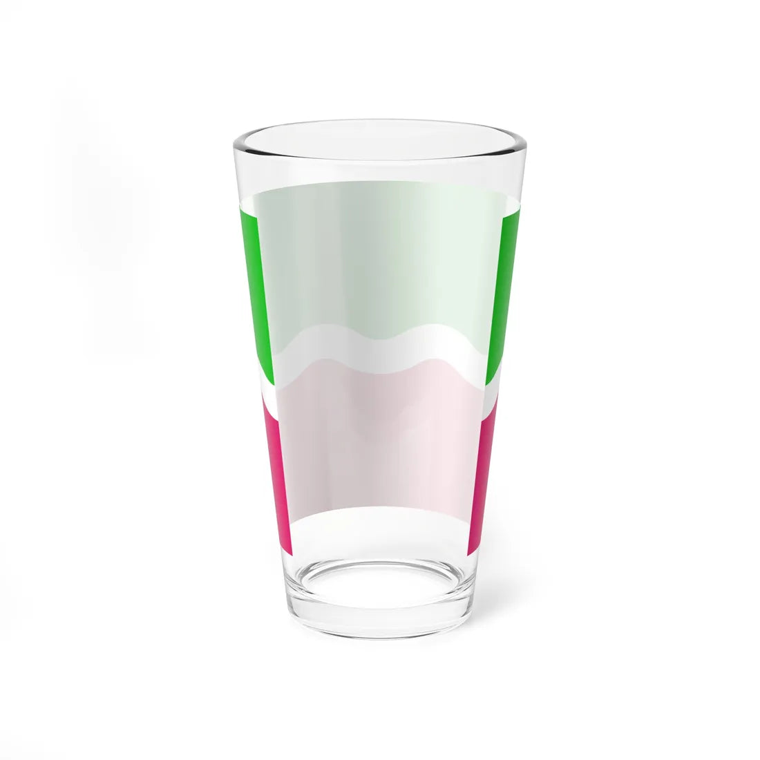 Flag of Menskyi Raion (Ukraine) Pint Glass 16oz - Go Mug Yourself