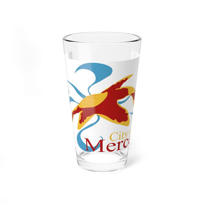 Flag of Merced California (United States) Pint Glass 16oz 16oz - Go Mug Yourself