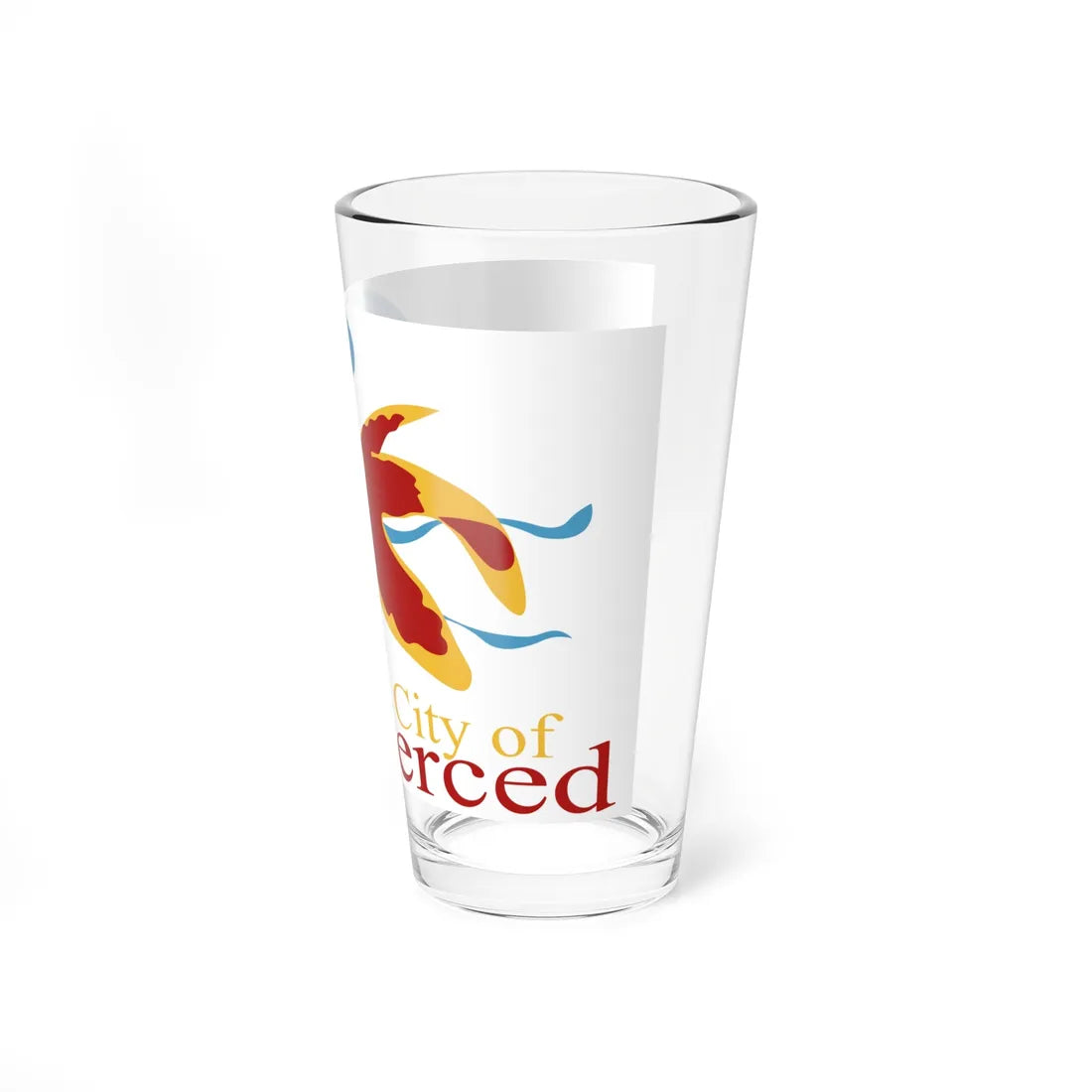 Flag of Merced California (United States) Pint Glass 16oz - Go Mug Yourself