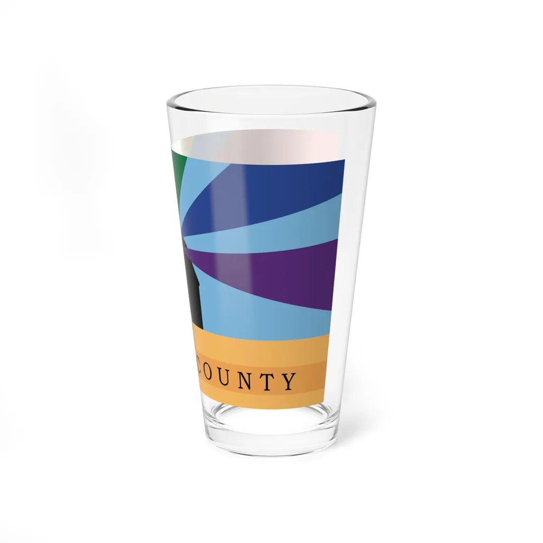 Flag of Mercer County Ohio (United States) Pint Glass 16oz - Go Mug Yourself