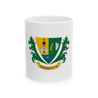 Flag of Merenye (Hungary) White Coffee Mug 11oz - Go Mug Yourself