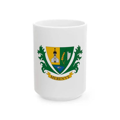 Flag of Merenye (Hungary) White Coffee Mug 15oz - Go Mug Yourself