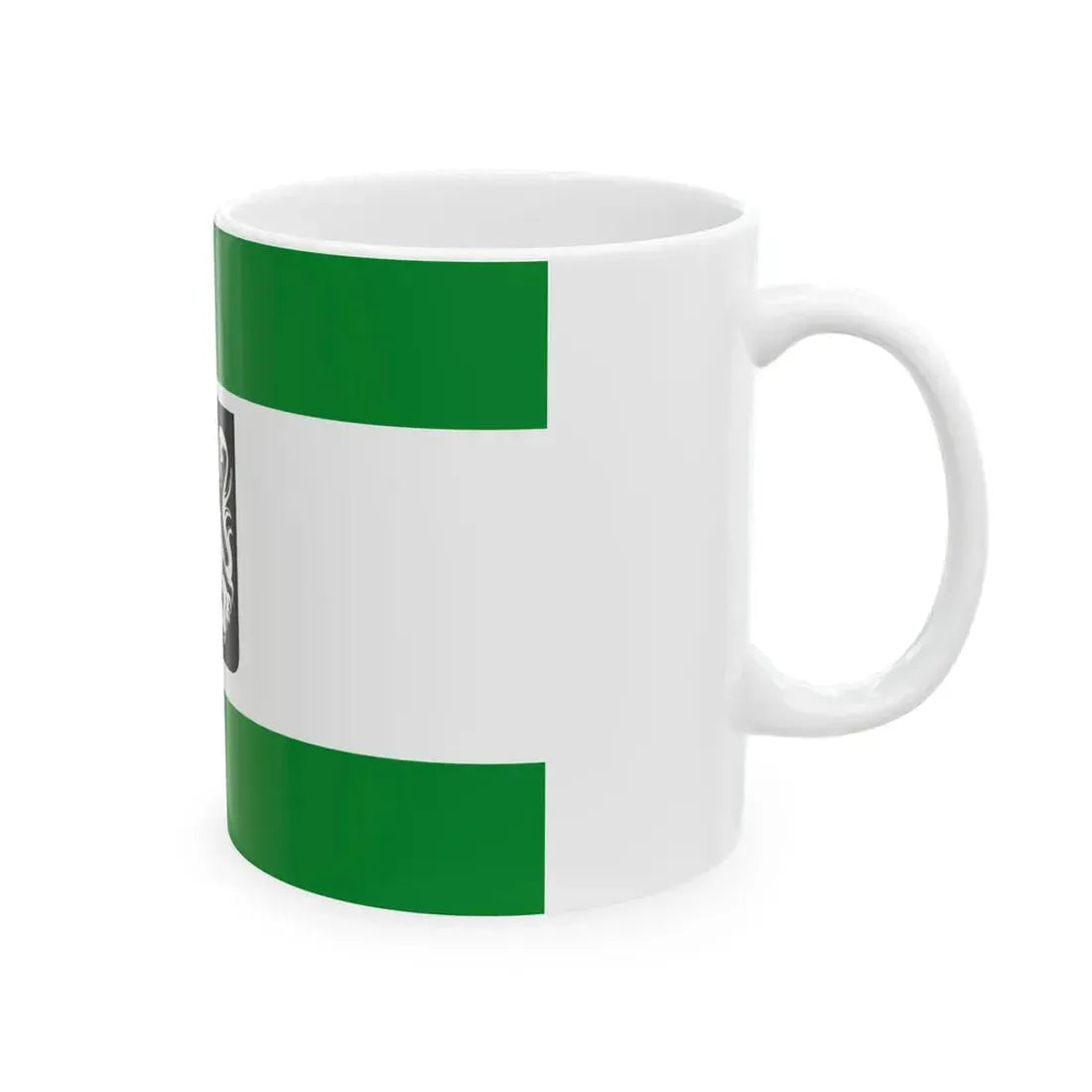 Flag of Merksplas (Belgium) White Coffee Mug - Go Mug Yourself