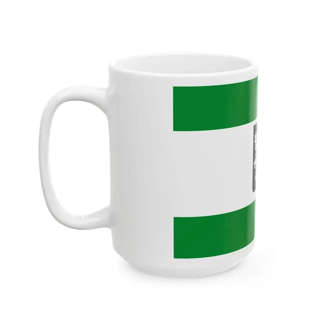 Flag of Merksplas (Belgium) White Coffee Mug - Go Mug Yourself