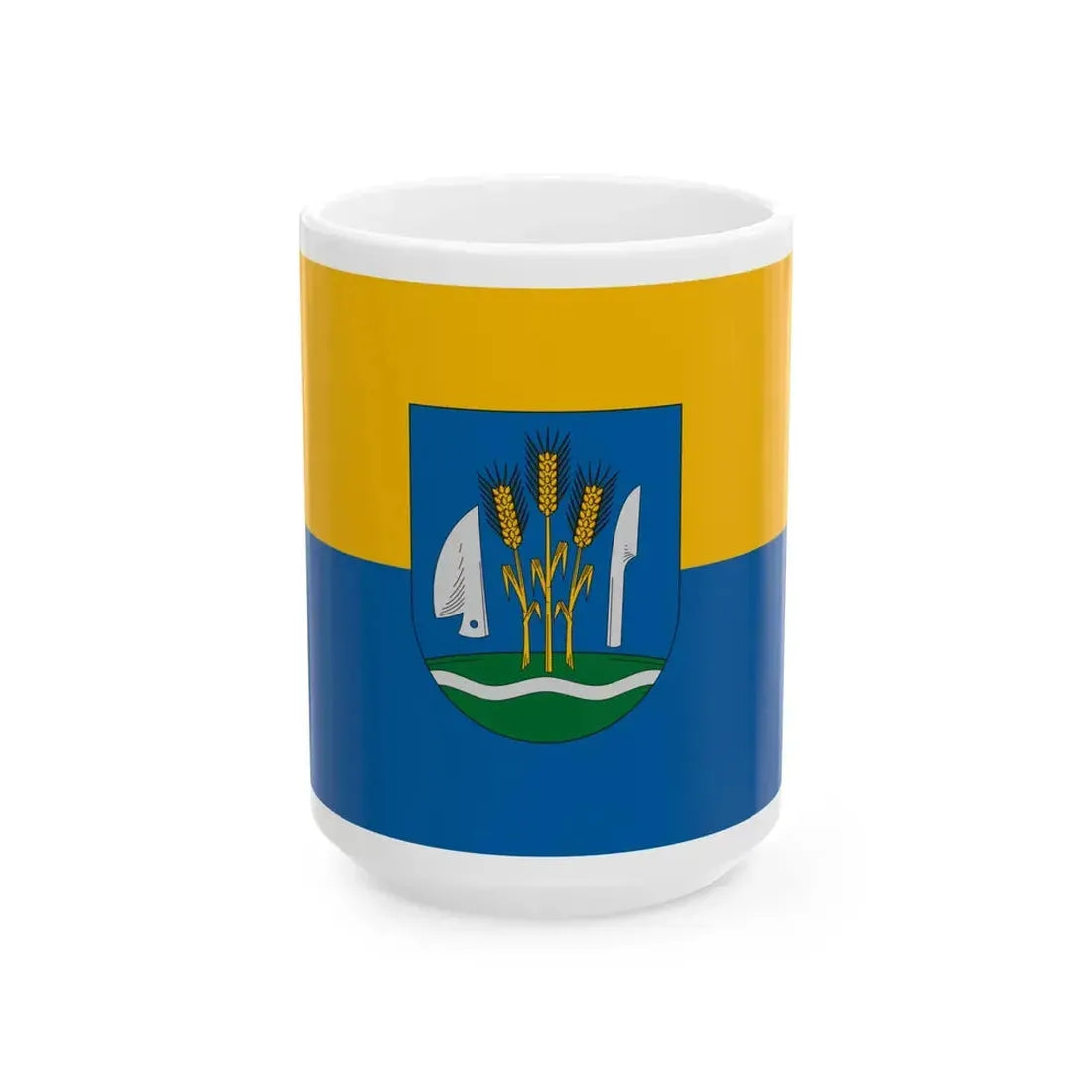 Flag of Mersevat (Hungary) White Coffee Mug 15oz - Go Mug Yourself