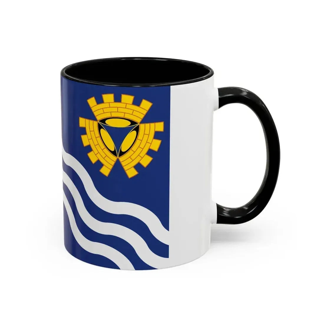 Flag of Merseyside UK - Accent Coffee Mug - Go Mug Yourself