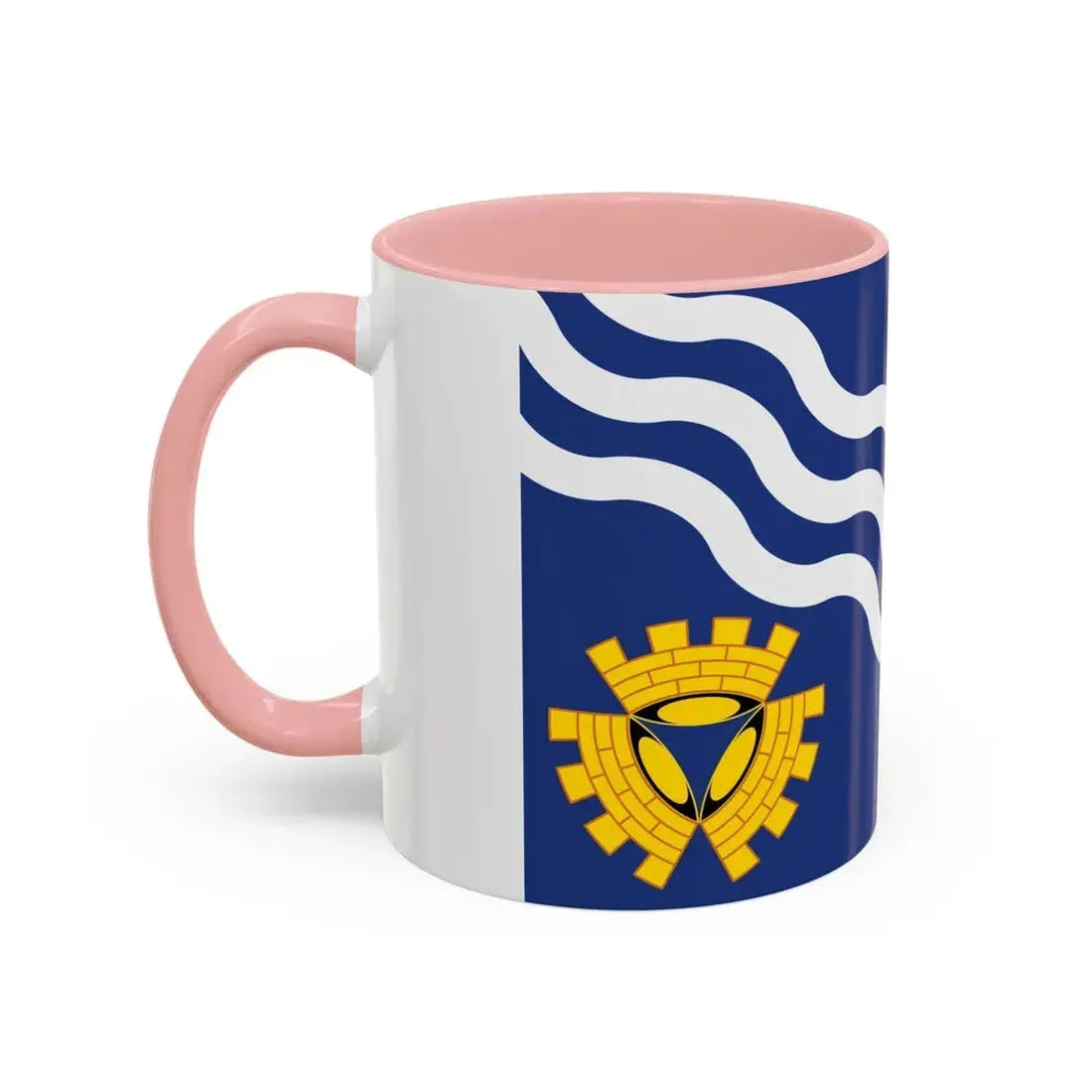 Flag of Merseyside UK - Accent Coffee Mug - Go Mug Yourself