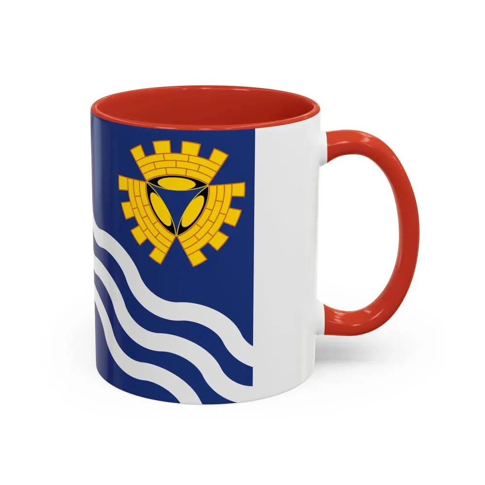 Flag of Merseyside UK - Accent Coffee Mug - Go Mug Yourself