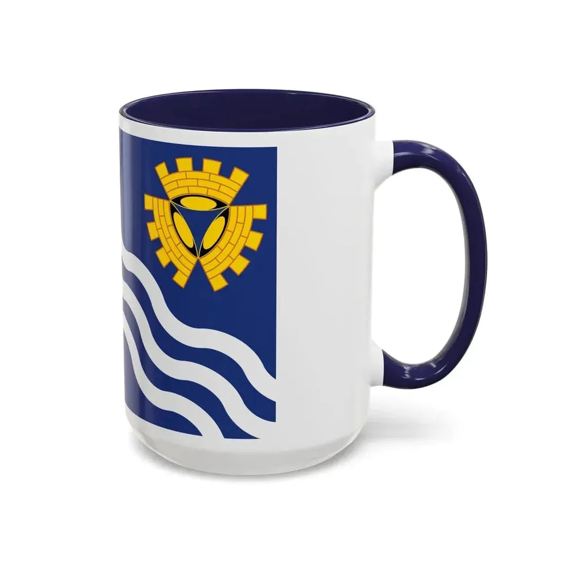 Flag of Merseyside UK - Accent Coffee Mug - Go Mug Yourself