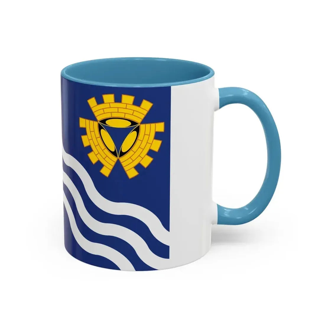 Flag of Merseyside UK - Accent Coffee Mug - Go Mug Yourself