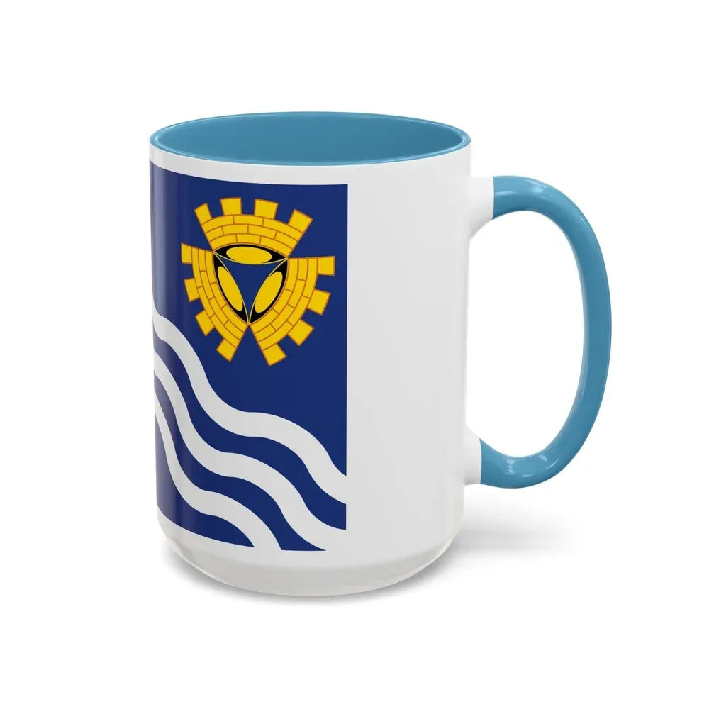 Flag of Merseyside UK - Accent Coffee Mug - Go Mug Yourself