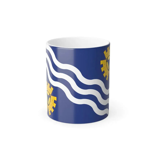 Flag of Merseyside UK - Color Changing Coffee Mug 11oz - Go Mug Yourself