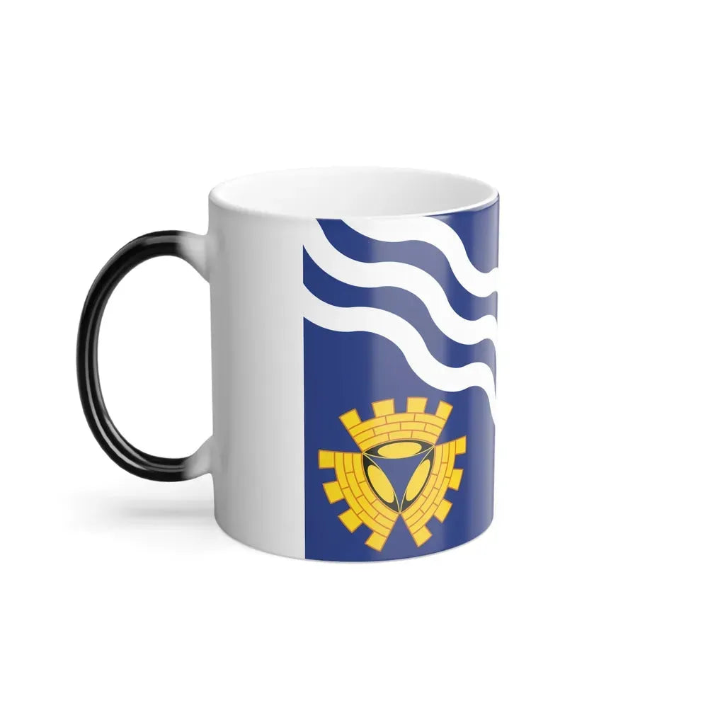 Flag of Merseyside UK - Color Changing Coffee Mug - Go Mug Yourself