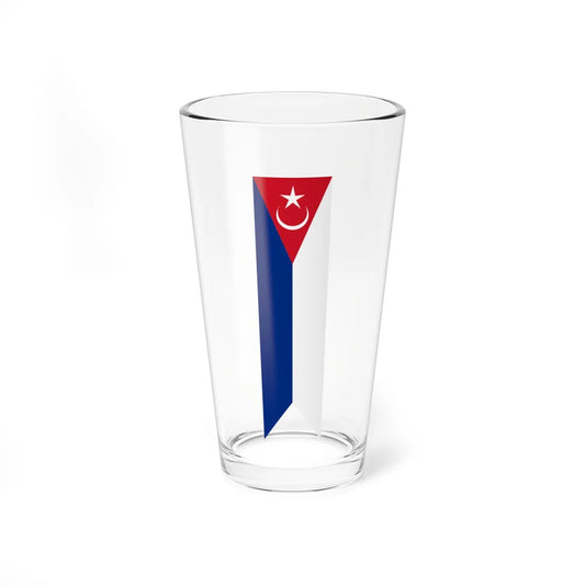 Flag of Mersing Johor vertical (Malaysia) Pint Glass 16oz 16oz - Go Mug Yourself