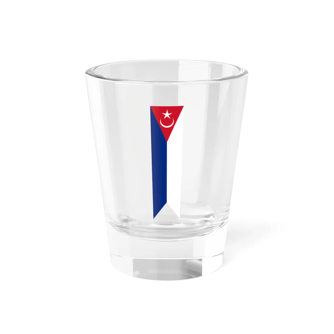 Flag of Mersing Johor vertical (Malaysia) Shot Glass 1.5oz 1.5oz - Go Mug Yourself