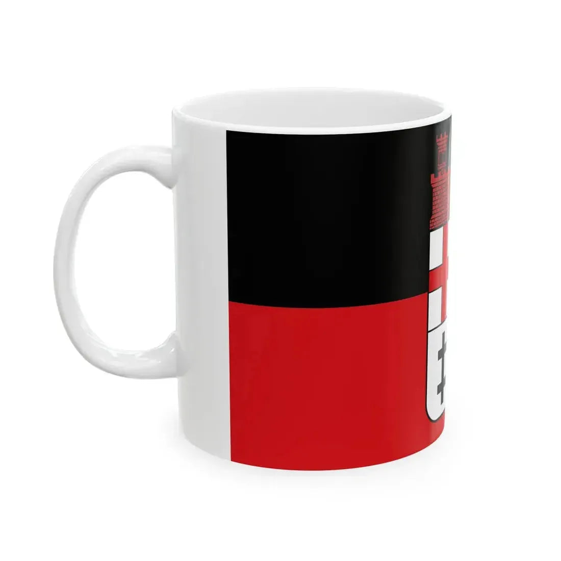 Flag of Merzig (Germany) White Coffee Mug - Go Mug Yourself