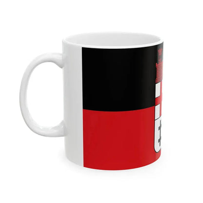 Flag of Merzig (Germany) White Coffee Mug - Go Mug Yourself