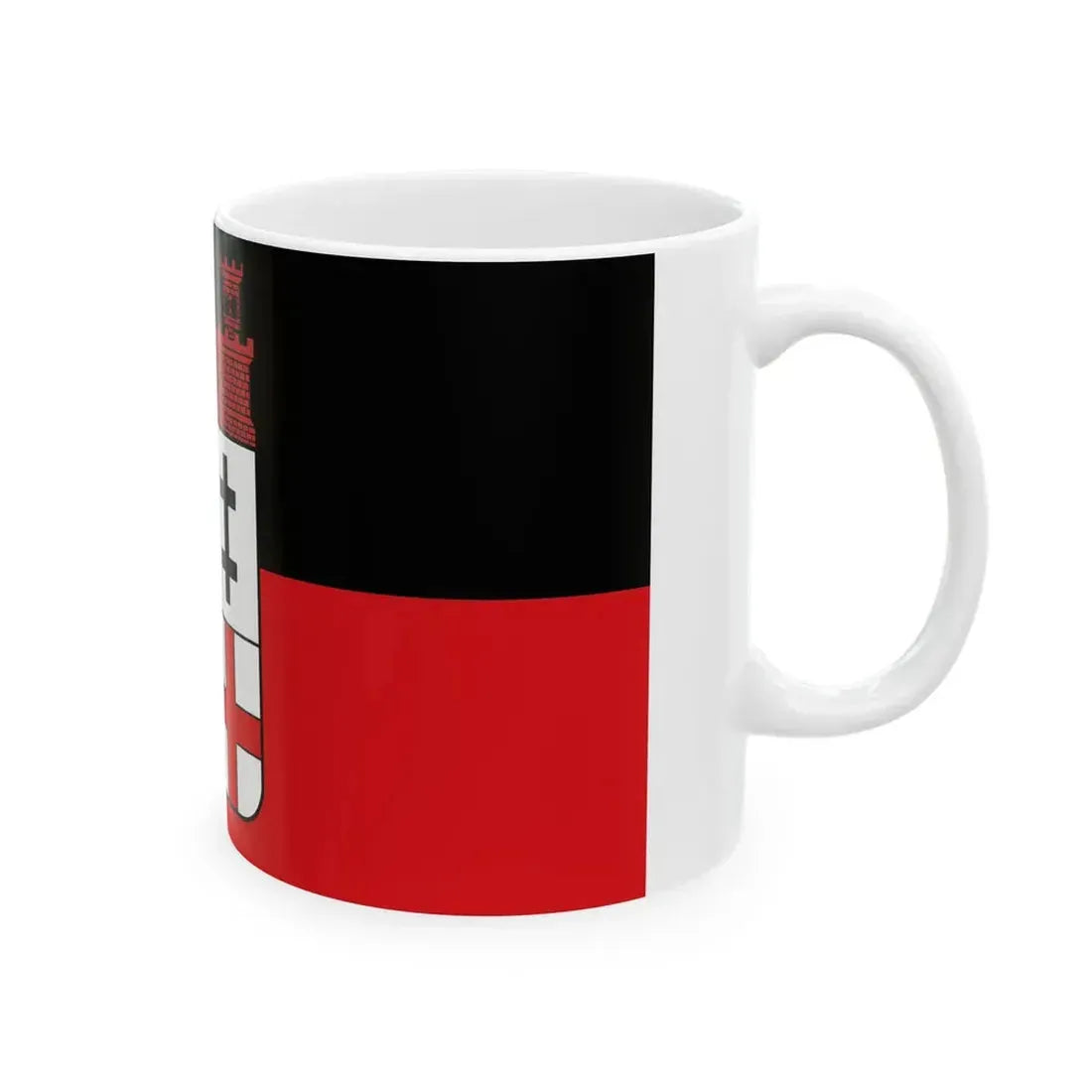 Flag of Merzig (Germany) White Coffee Mug - Go Mug Yourself